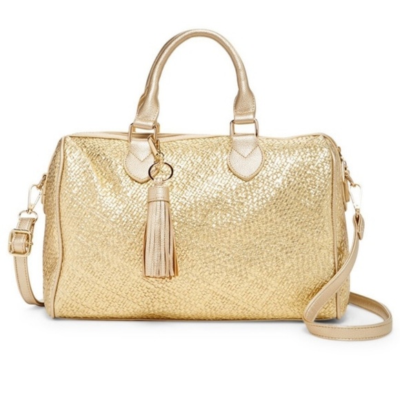 Pink Haley Layla Satchel in Gold - Picture 4 of 8